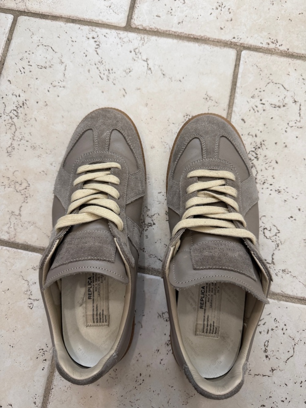 Authentic Maison Margiela GATS in grey size 9